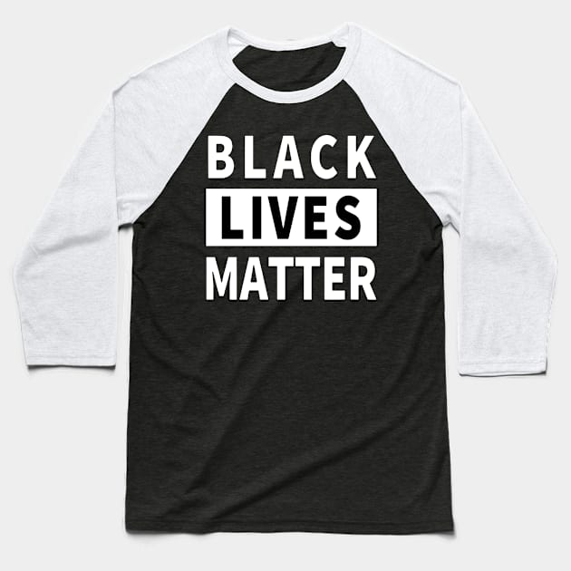 Black Lives Matter Baseball T-Shirt by Scar